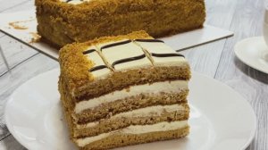 ТОРТ МЕДОВИК ! Самый  ЛЕГКИЙ и ПРОСТОЙ рецепт!  Медовый Торт