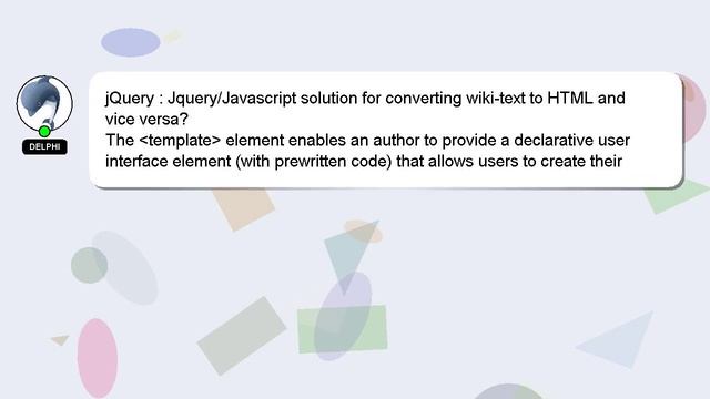 jQuery : Jquery/Javascript solution for converting wiki-text to HTML and vice versa?