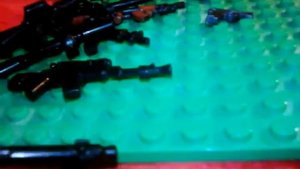 Обзор на моё лего оружие.