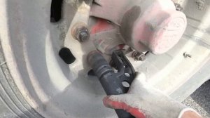 колесо застрелилось