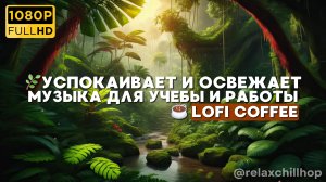 🌿Успокаивает и освежает ☕ Lofi Coffee ♫ Музыка для учебы и работы Lofi Hip Hop