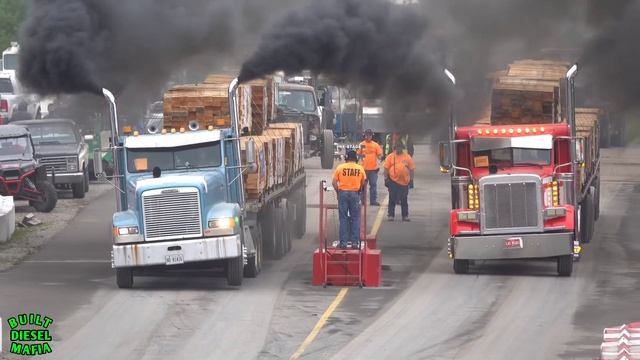 Loaded Big Rig Drag Racing