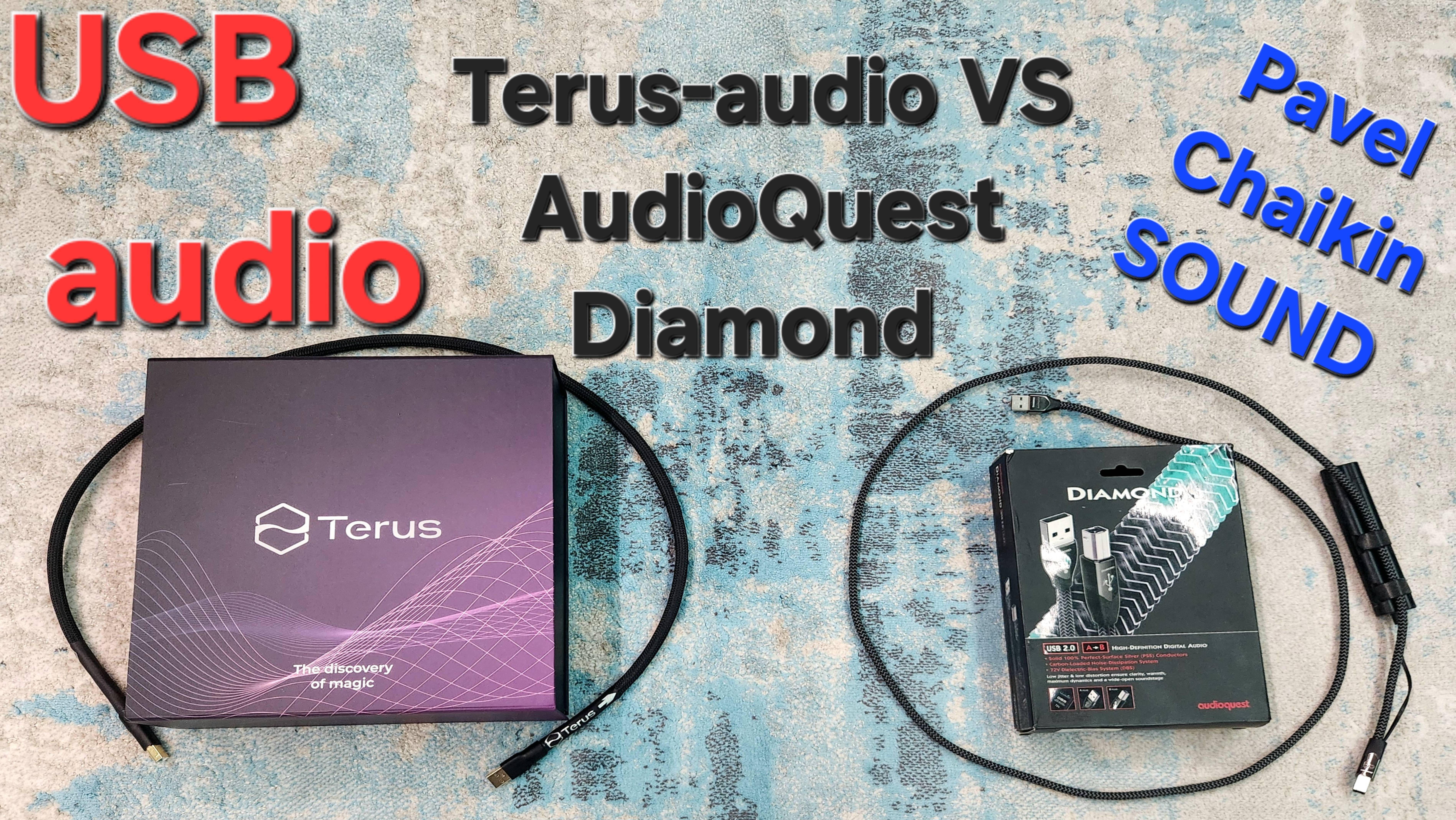 2024.10.29 USB cables TEST Terus-audio VS AudioQuest Diamond
