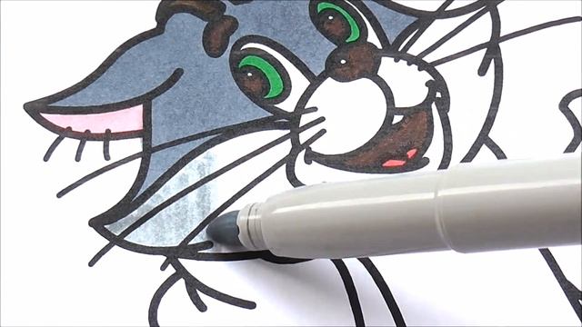 Простоквашино Мультик Раскраска Кот Матроскин Рисуем Раскраски Видео для малышей смотреть онлайн