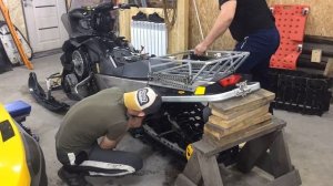 BRP Summit замена трака с 146 на 154 своими руками