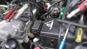 Снятие двигателя 1GR-FE Toyota Prado 120