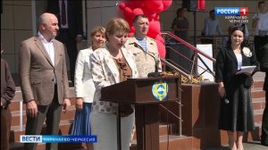 В селе Учкекен состоялось открытие нового современного здания 7-й школы