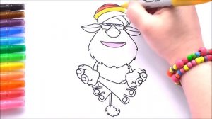 Буба Мультик Раскраска Рисуем Бубу Видео для детей Рисуем Раскраски