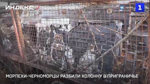 Морпехи-черноморцы разбили колонну в приграничье