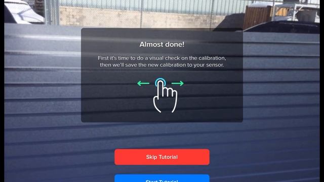Structure Sensor Calibration