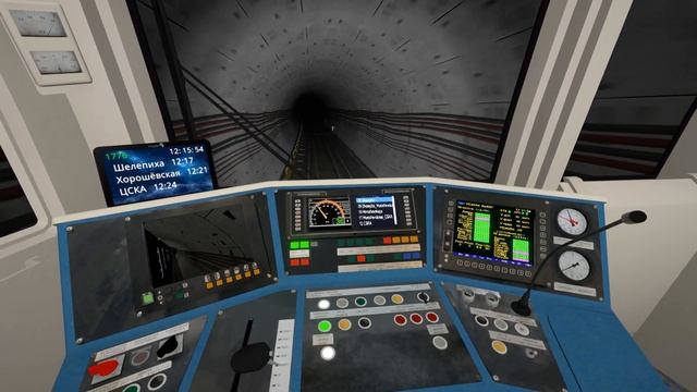 Будни машиниста Simulator Metro  Солнцевская линия