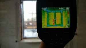 Дом из теплой керамики замеры тепловизором