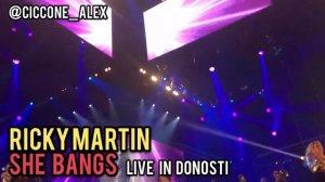 RICKY MARTIN - SHE BANGS LIVE IN DONOSTI - SPAIN TOUR 2018