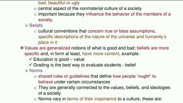 Anthropology Chapter 2 | Part 2 -------| Aspects/Elements of Culture, Material/Non Material cultur смотреть онлайн