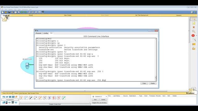Урок 45 Cisco Packet Tracer. IPSec туннель, начало пути смотреть онлайн