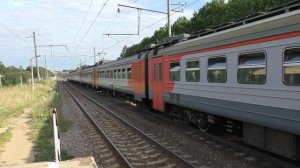 Электропоезд ЭД4М-0472 платформа Топканово