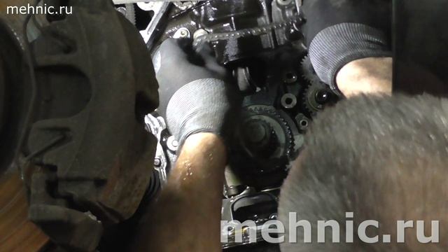 Заклинило балансирный вал Шкода СуперБ смотреть онлайн