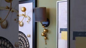 31010 настенный светильник Heri каштан, бронза