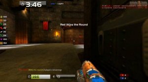 Quake Live: hitting 55-67% LG on 85ms ping (wifi) against LogSin (known cheater) - 2022/03/25