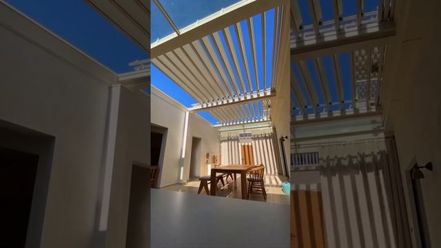 Крутая крыша для террасы
