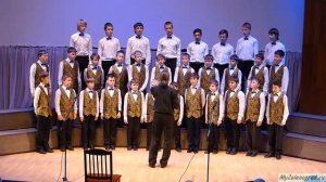 "Оком благоутробным, Господи".  Исполняет старшая группа хоровой капеллы мальчиков "Орлята"