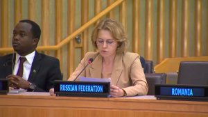 Ms. Fonina at the 5 Committee on "Scale of assessments for the apportionment of the UN expenses"