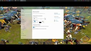 How to change mouse pointer size in Albion Online?