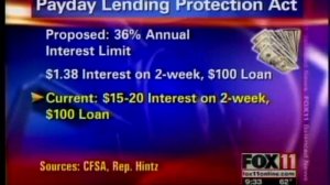 Bill would crack down on payday lenders