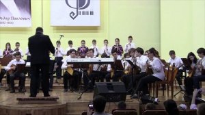 Л.Бетховен Марш Афинские развалины. Ар-ка И.Красильникова. Исп. дет. анс. и ОРНИ п/у Сергея Жаднова.