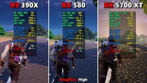 TEST IN 11 GAMES | R9 390X 8GB Vs RX 580 8GB Vs RX 5700 XT 8GB | i9 14900K | 1080p | Benchmark