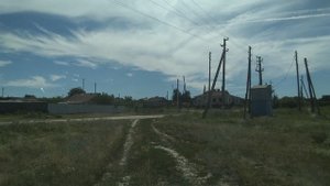 Проездом через село Атаевка, Лысогорский район.