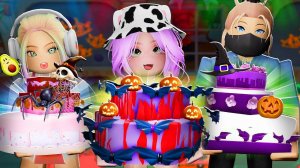 ГОТОВИМ ХЭЛЛОУИНСКИЕ ТОРТИКИ! Roblox Cake Off