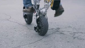 Байк на шуруповертной тяге