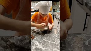 Готовлю мороженое с печенькой