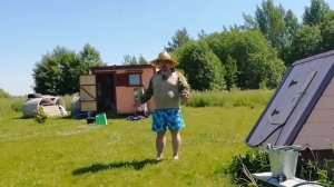 25.06. 22 Борюсь с комарами на участке.