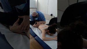 severe SCOLIOSIS 35 degrees chiropractic adjustment chiropractor Evgeni Trigubov asmr massage