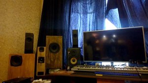 Колонка распечатанная на 3д принтере. Динамик Визатон