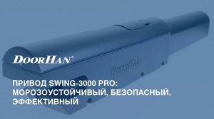 Привод Swing-3000 PRO_ морозоустойчивый, безопасный, эффективный