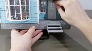 Рождественский домик из картона своими руками _ DIY