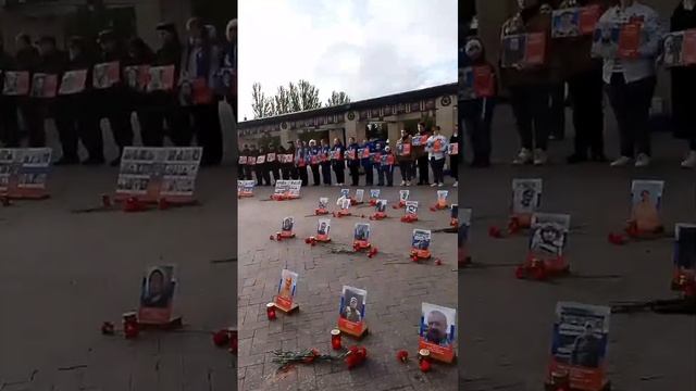 В память о бойцах ушедших в вечный дозор, батальон "АЛГА" парк ПОБЕДЫ