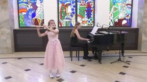 К. Шуненбек "Ария" Исп. Валерия Бойко (флейта-капля), Евгения Кудоя (фортепиано)