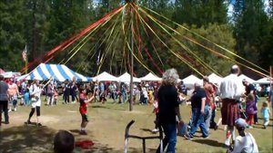 Elk Mountain Highland Games Parade & May Pole Dance