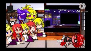 Реакция персонажей Saiko no Sutoka и FNIA на обзор FNIA Original часть вторая от CREATION WOLF