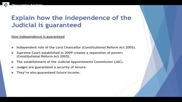 A Level Politics Study Stream | The Judiciary смотреть онлайн