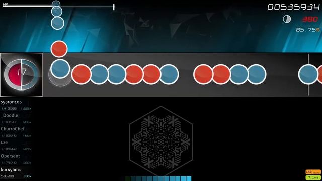 [osu!taiko]*7.80 Mdrqnxtagon[Binary Hypostasis] 83.61% PASS смотреть онлайн