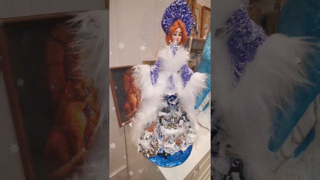 #ватнаяигрушка СНЕГУРОЧКА #игрушкиизваты #фаунаполюсов