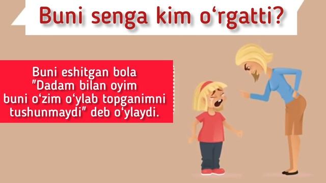 Bu so‘zlarni aslo farzandingizga aytmang. Bolalar psixologiyasi|Болалар психологияси