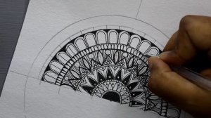 How to Draw Mandala Art For Beginners Step By Step | Sunday Art Class #20