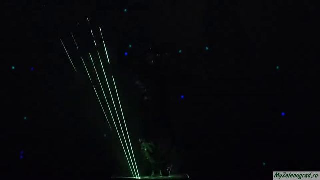 Лазерное шоу Laser Man Show на закрытии V фестиваля "Отражение"