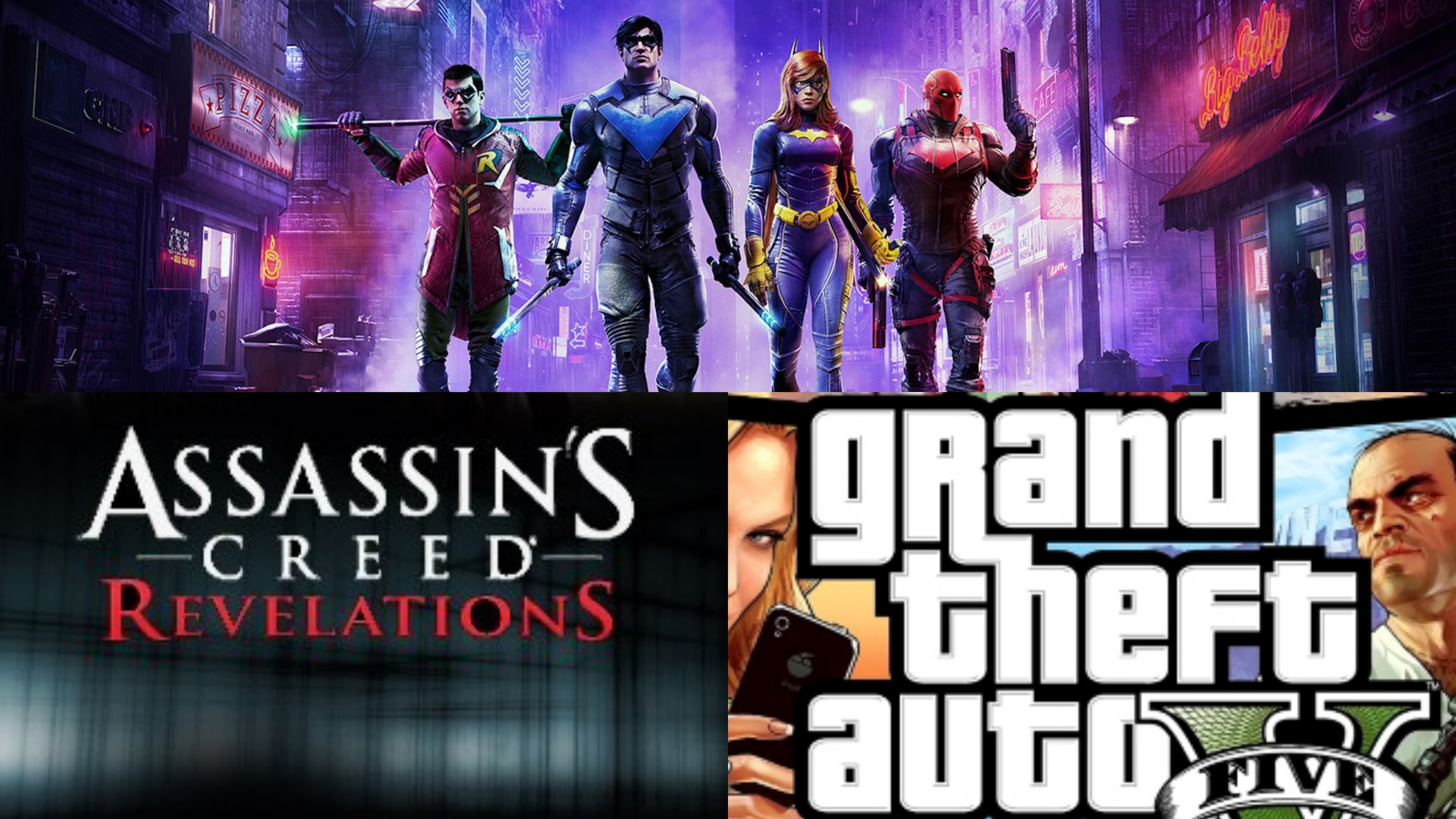 Обзор коллекции для PlayStation. #8. GOTHAM KNIGHTS. ASSASSINS CREED Откровение. GTA5.